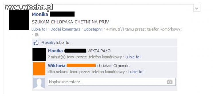 Chciałam ci pomóc...
