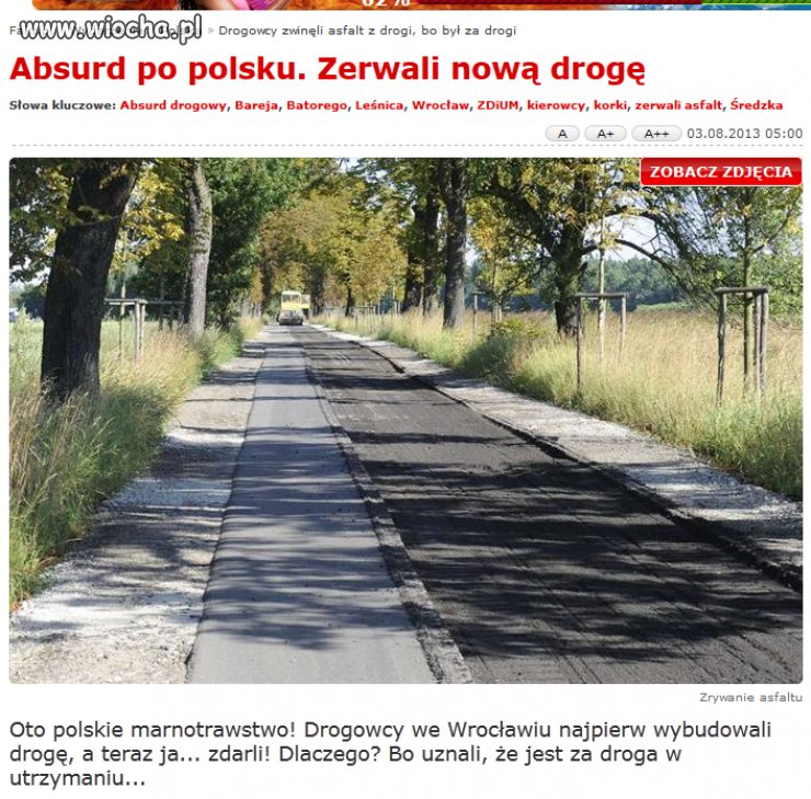 Zerwali nową drogę 