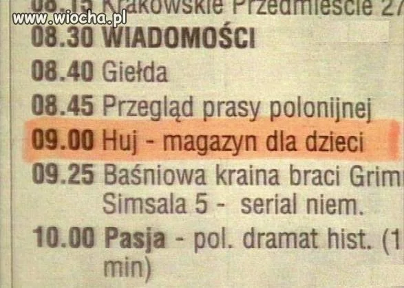 Program TV XXI wieku
