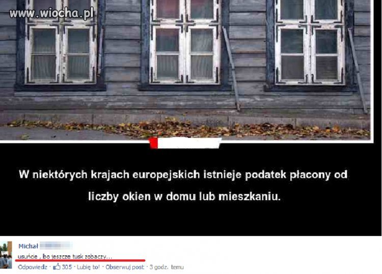 "Usuńcie bo jeszcze TUSK zobaczy"...