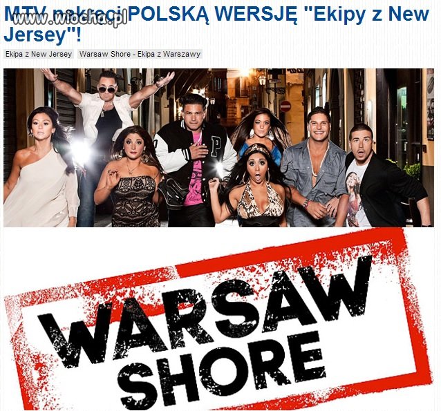Warsaw shore