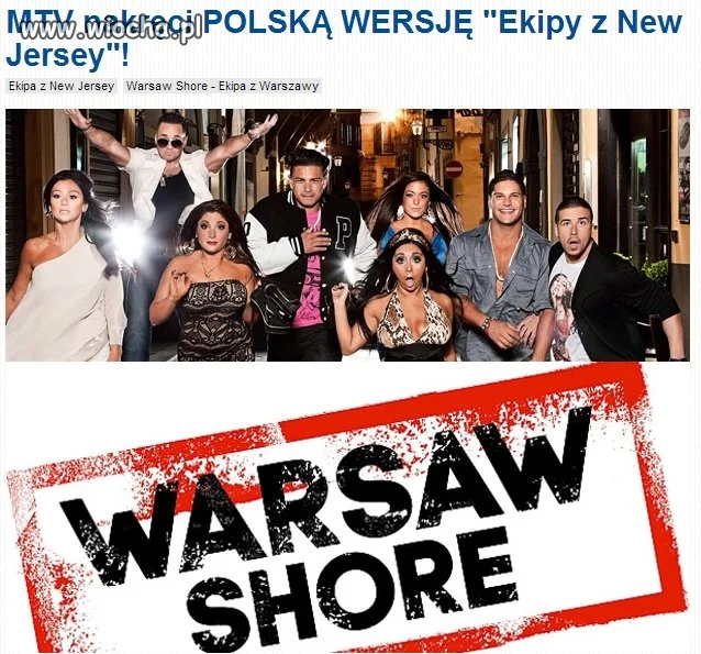 Warsaw shore
