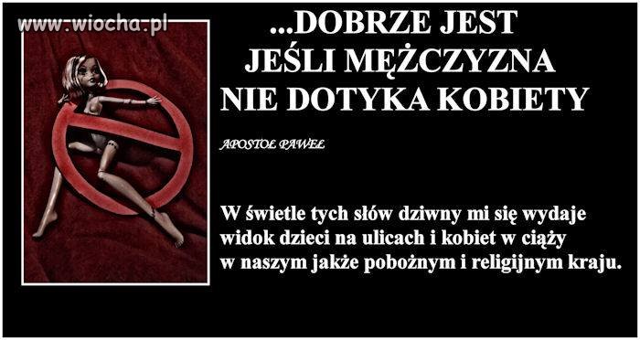 Apostoł Paweł chyba był homo 