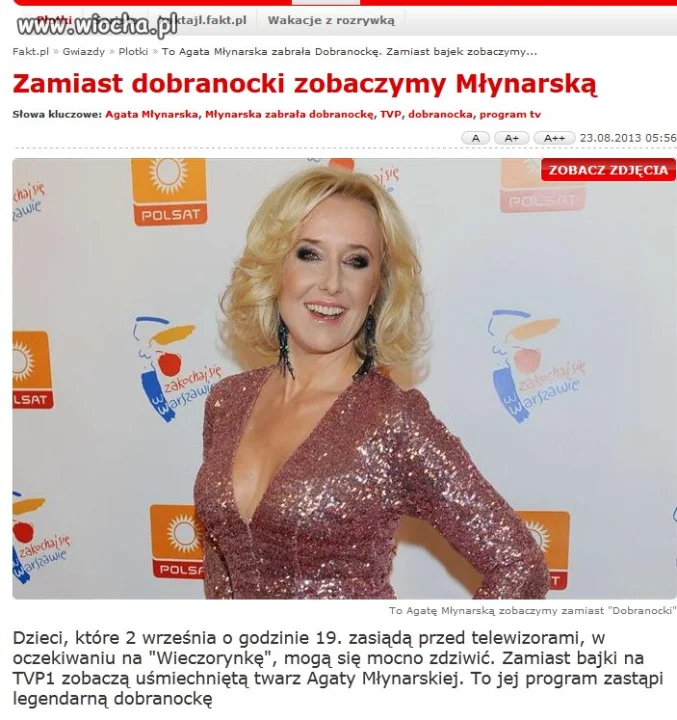 A o to co będzie zamiast dobranocki