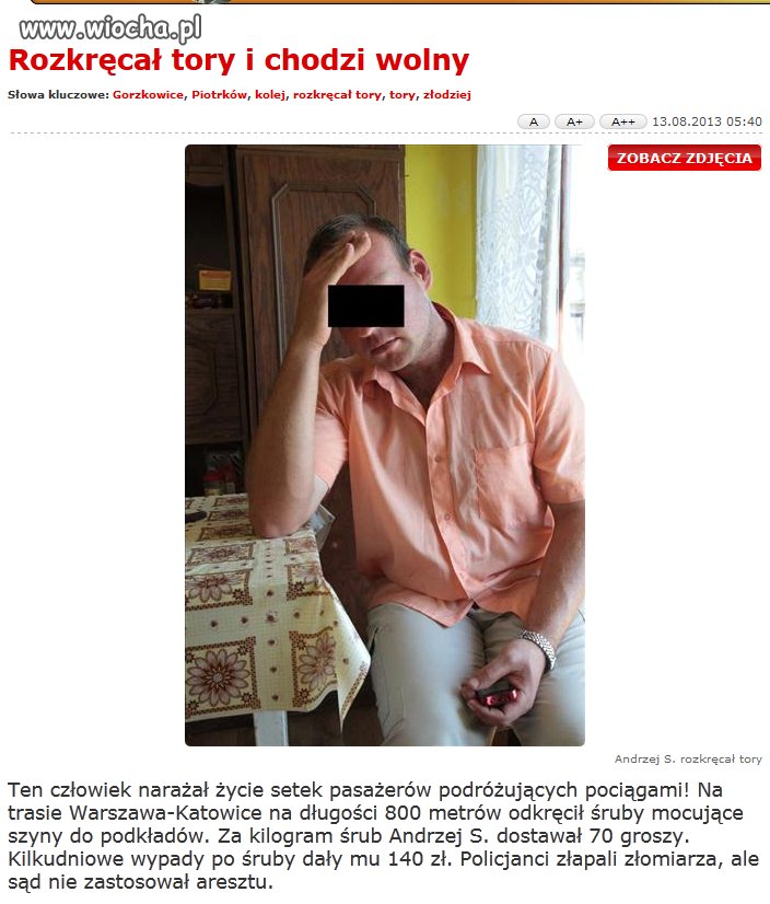 Naraził na utratę zdrowia lub życia wiele osób