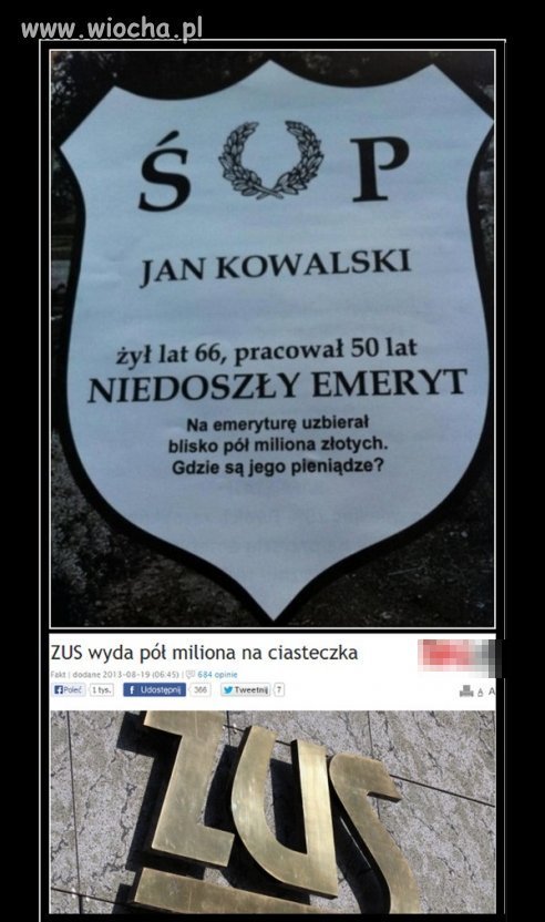 Owoc żywota twojego ZJE ZUS