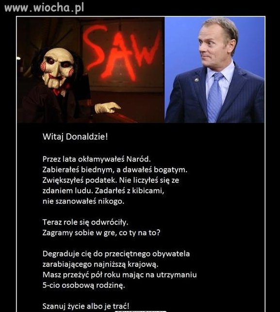 Może zagramy sobie panie Premierze ??