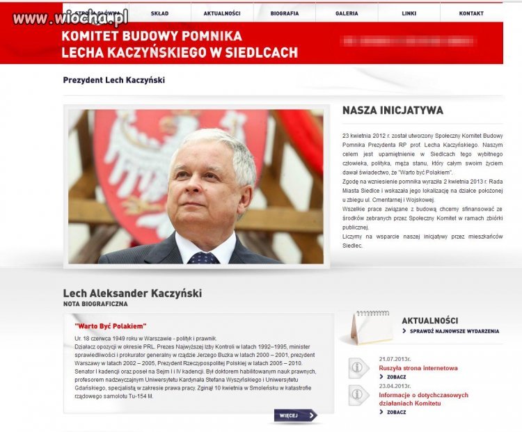 Najważniejsze to budowa pomnika 