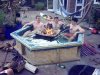 Grill w basenie 
