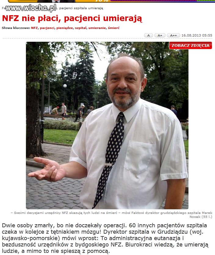 W końcu ktoś powiedział prawdę