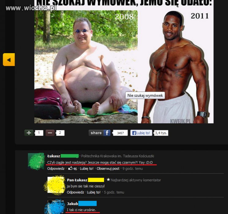 Nie szukaj wymówek...jemu się udało...