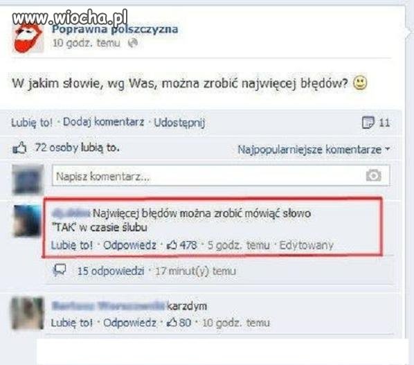 Poprawna polszczyzna