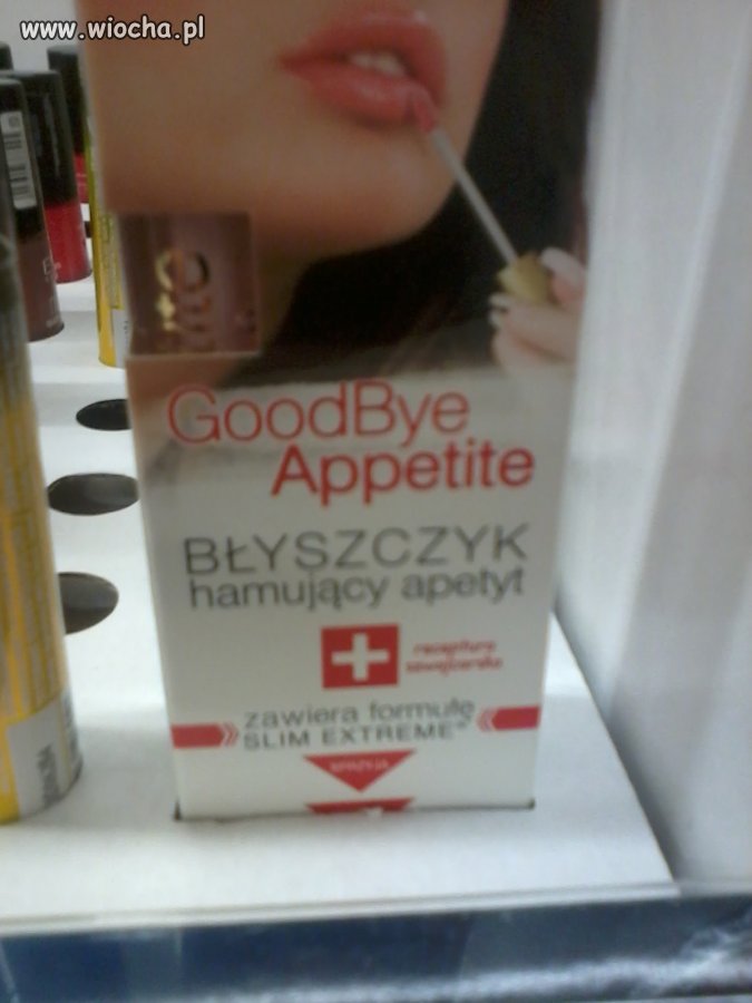 Błyszczyk hamujący apetyt