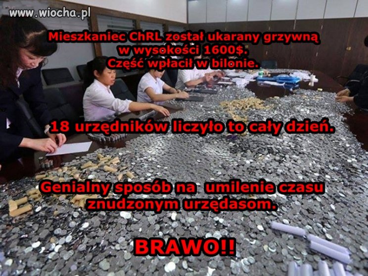 Szacunek dla tego Chińczyka.