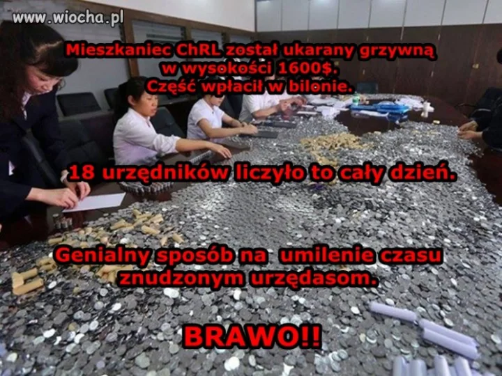 Szacunek dla tego Chińczyka.