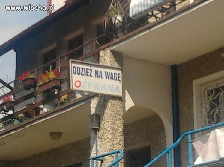 Odzież na wagę 