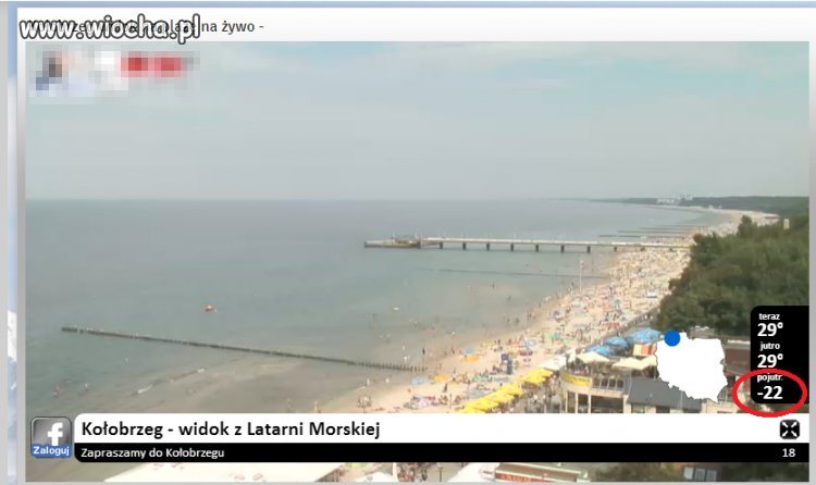 Pogoda nad morzem 