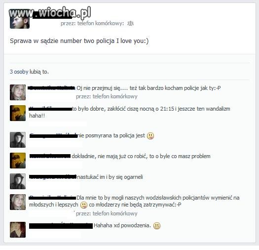 Dzieci z gimnazjum.