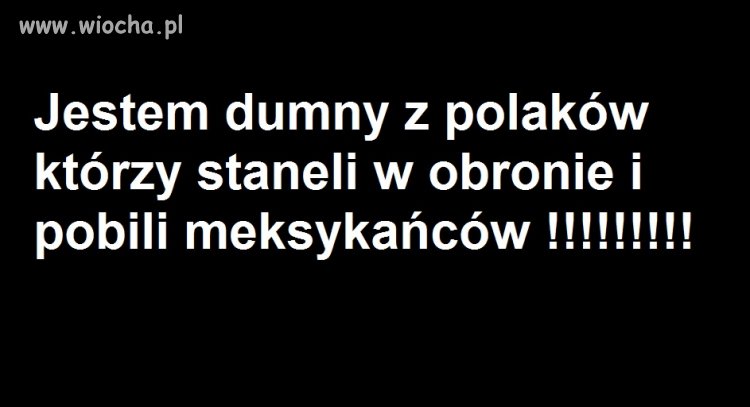 Jestem dumny, bo
