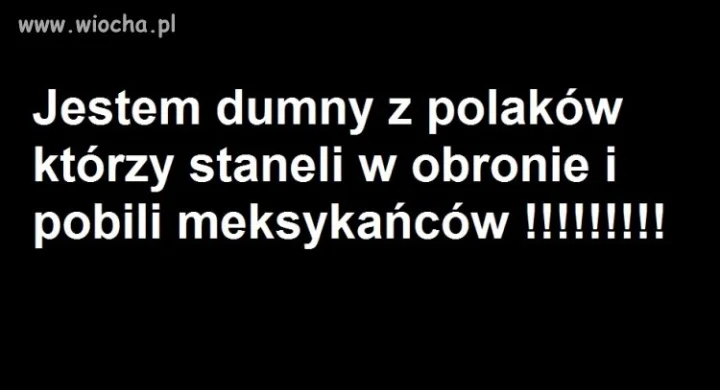 Jestem dumny, bo