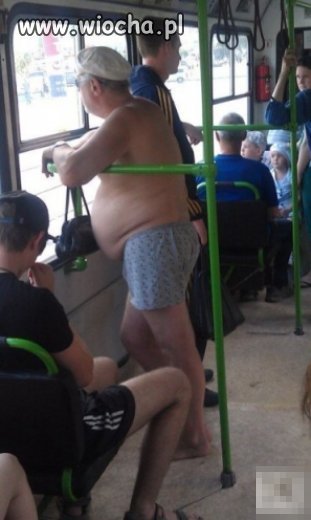 Autobus niczym plaża