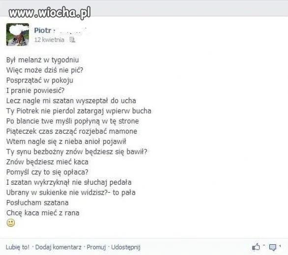 Wesołą twórczość z FB