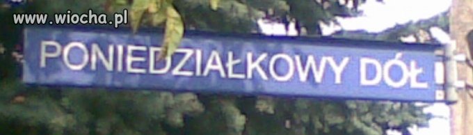 Poniedziałek ...