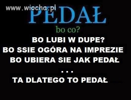 Czemu to pedał
