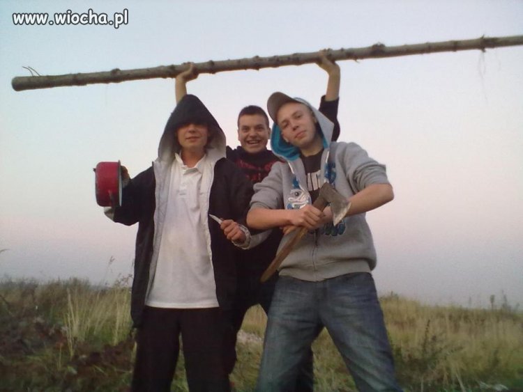 Wiejska gangsta, czyli postrach w okolicy.