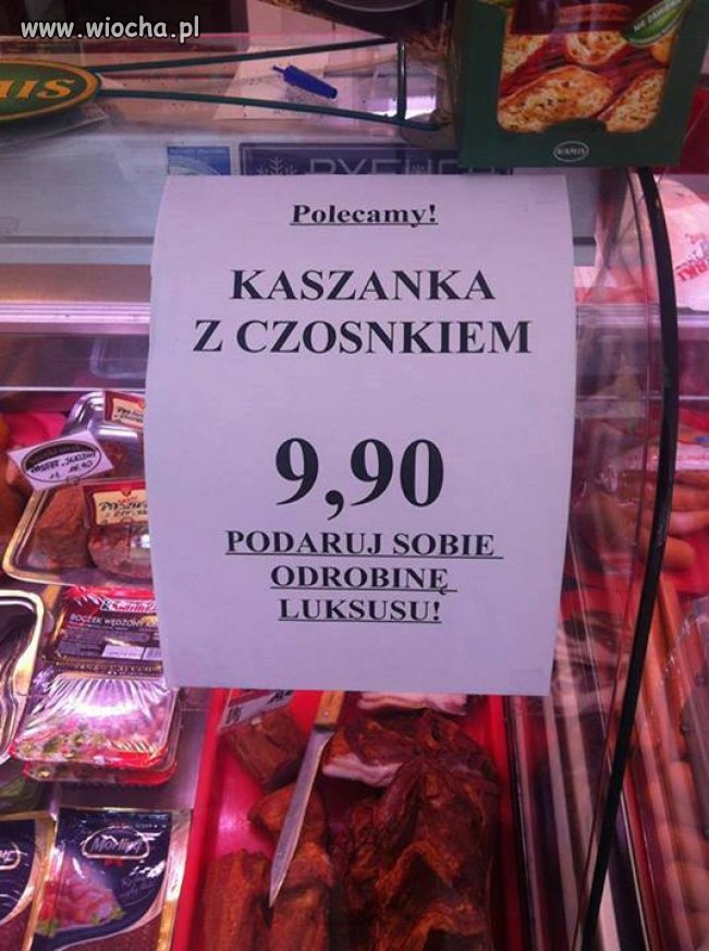 Kaszanka z czosnkiem
