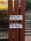 Wyjście z plaży głównej w Łebie 