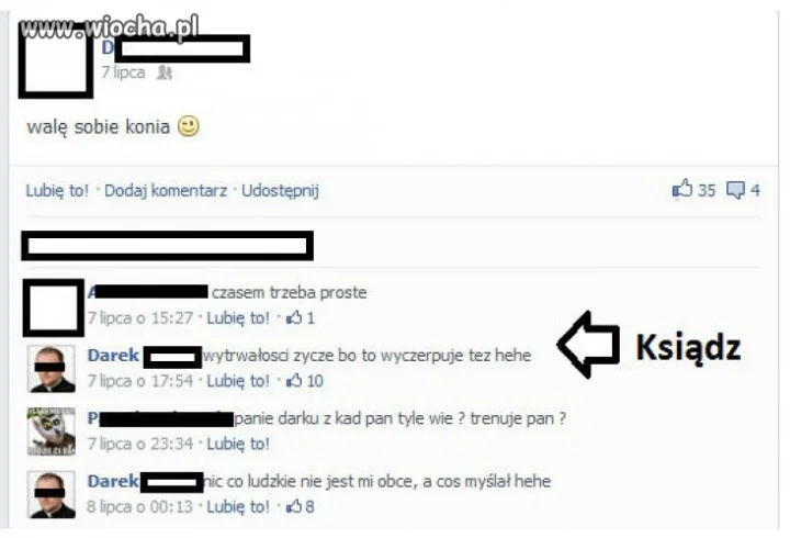 "Walę sobie konia"...