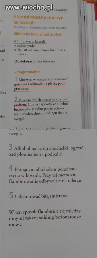 Flambirowanie murzyna.