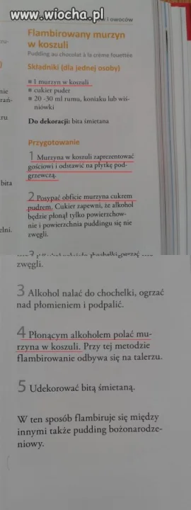 Flambirowanie murzyna.