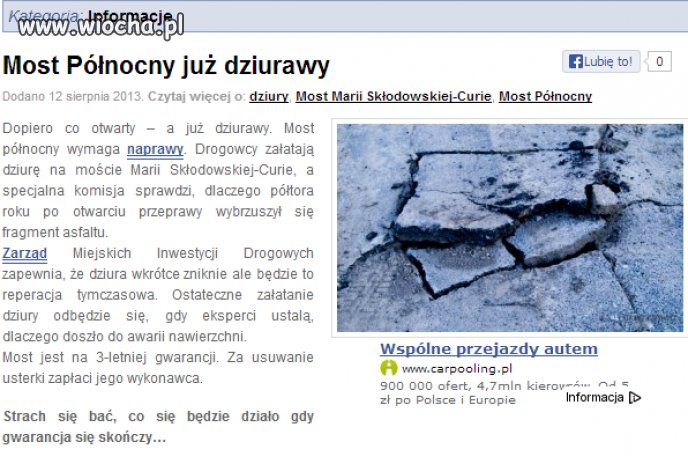 Po co cokolwiek robić , jak po roku, dwóch..