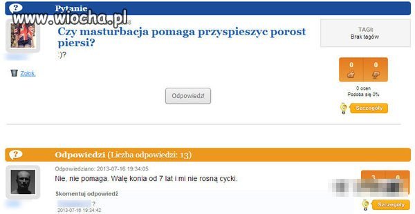 ''Porost'' piersi
