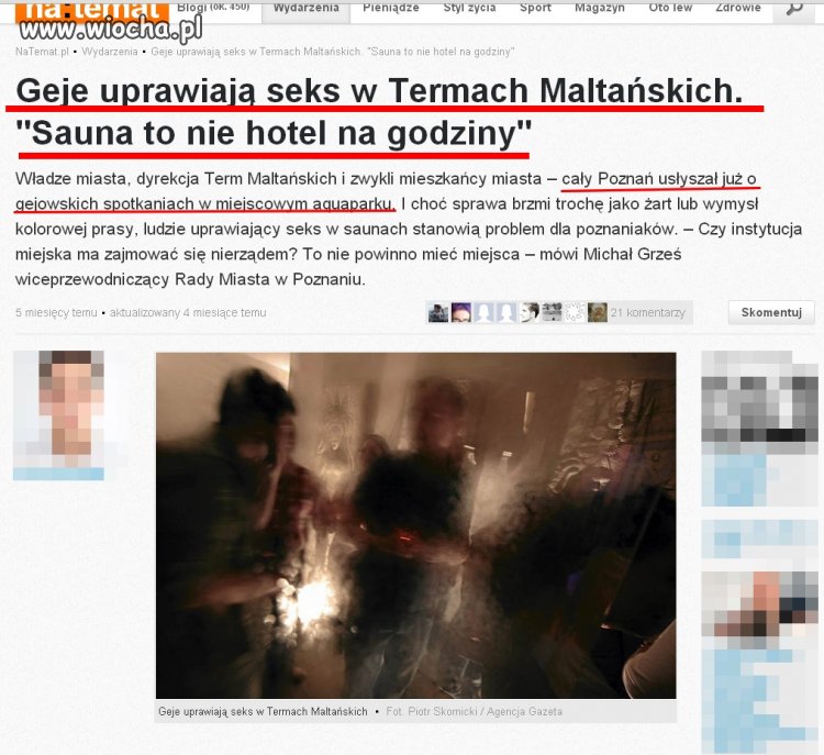 Homo bu*del w Termach Maltańskich...