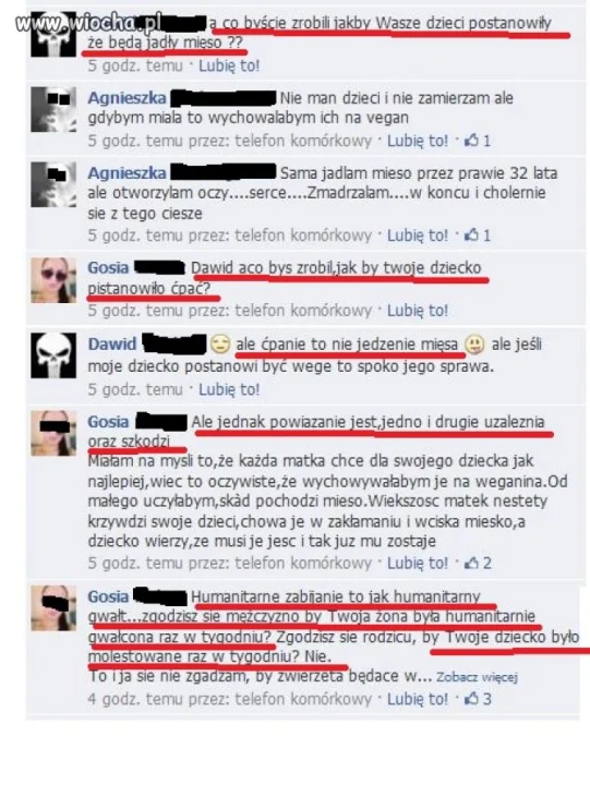 Kiedy zapytałem Wegetarian