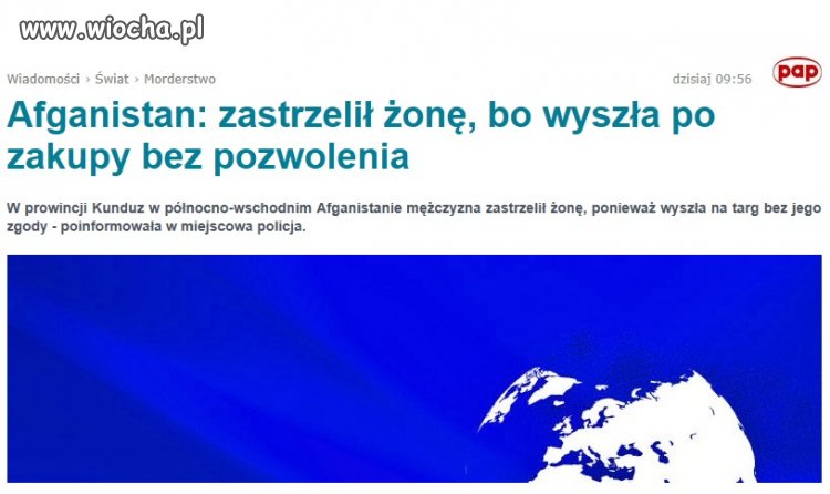 Kraj islamski...najgorsze miejsce dla kobiety