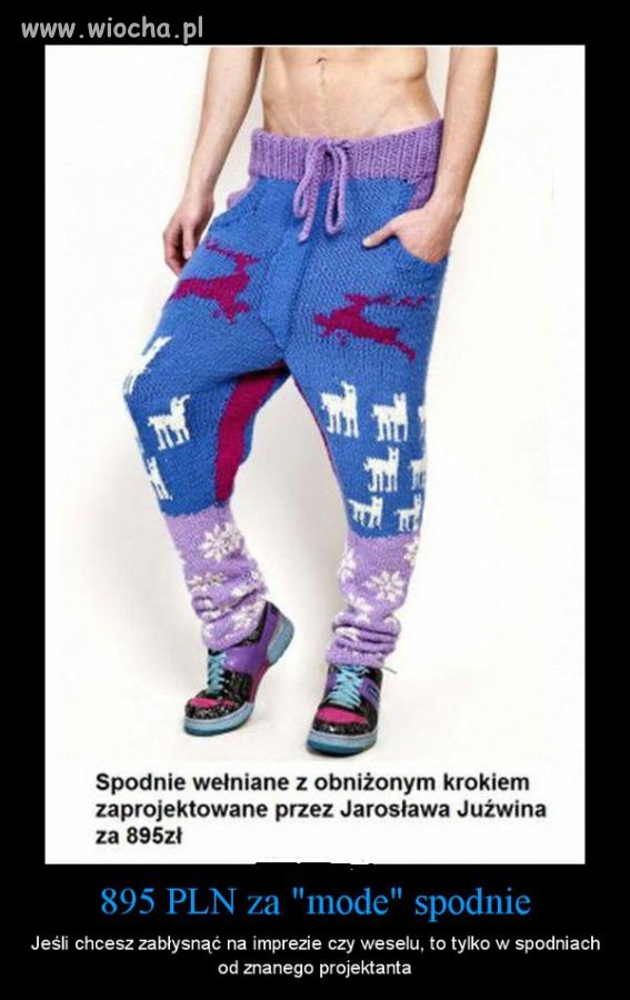 Modne spodnie 