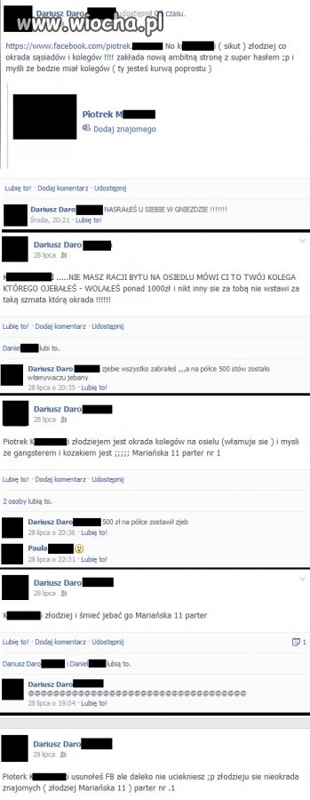 Prawdziwe wieśniactwo okradać się nawzajem.