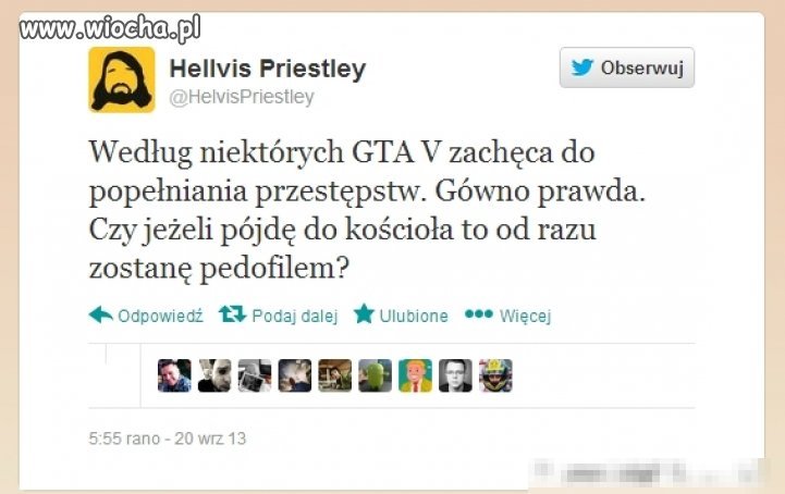 Wiocha na facebooku.
