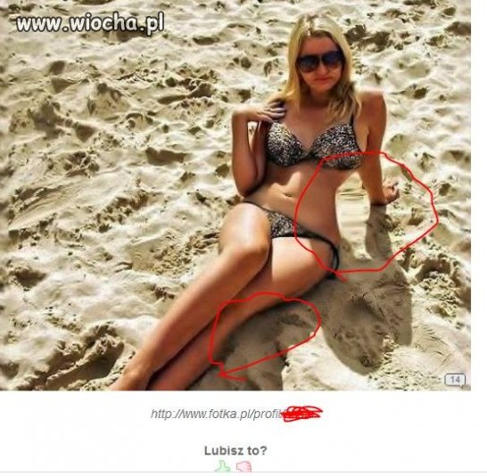 Photoshop... Wcale go nie widać...