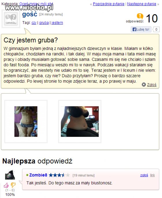 Czy jestem gruba?