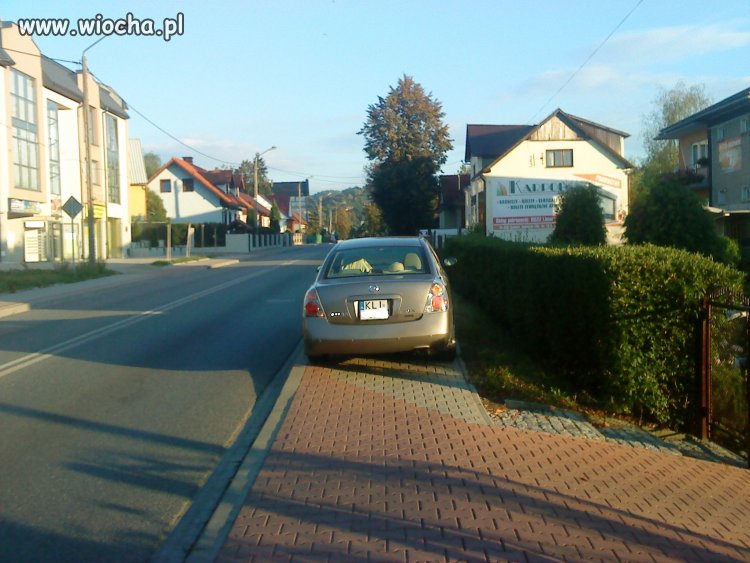 Karny ku**s za parkowanie Limanowa ul. Kościuszki