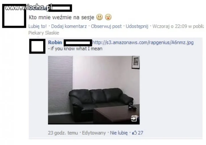 Kto mnie weźmie na sesje...