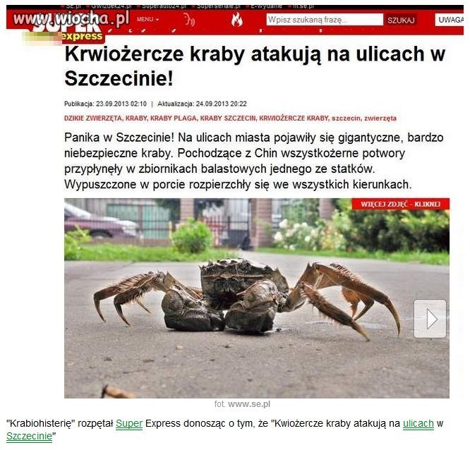 Tylko SE wie jak siać panikę