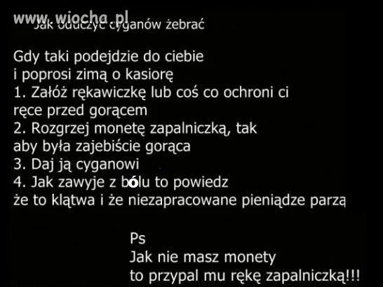 Jak oduczyć cyganów żebrać