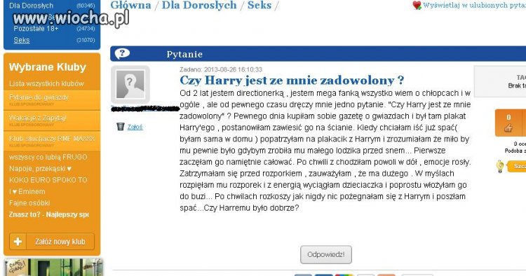 Boże... chyba ma coś z głową