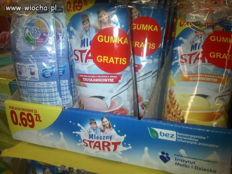 Gumka gratis
